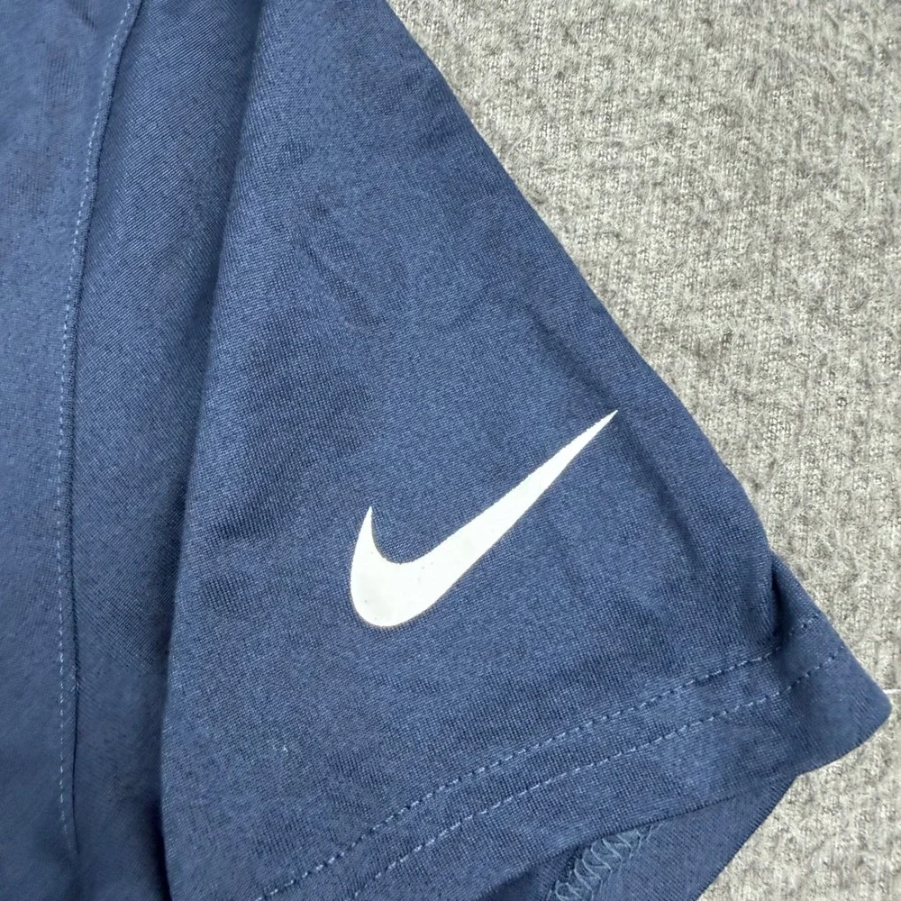 Nike Seattle Seahawks T-Shirt Men's Medium Navy Blue Dri-Fit Logo Athletic Tee